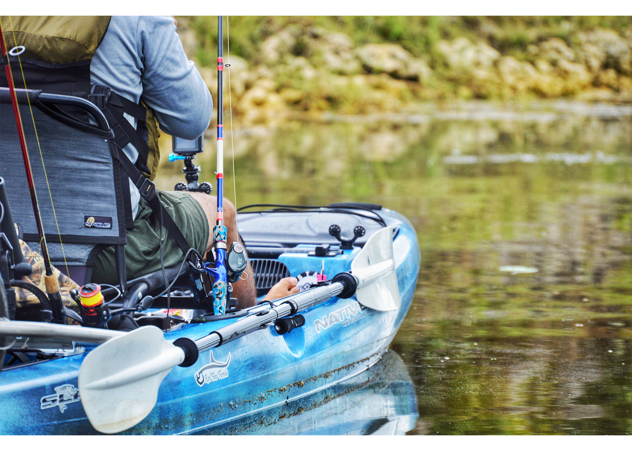 Move through the freshwater canals in search of snooks.